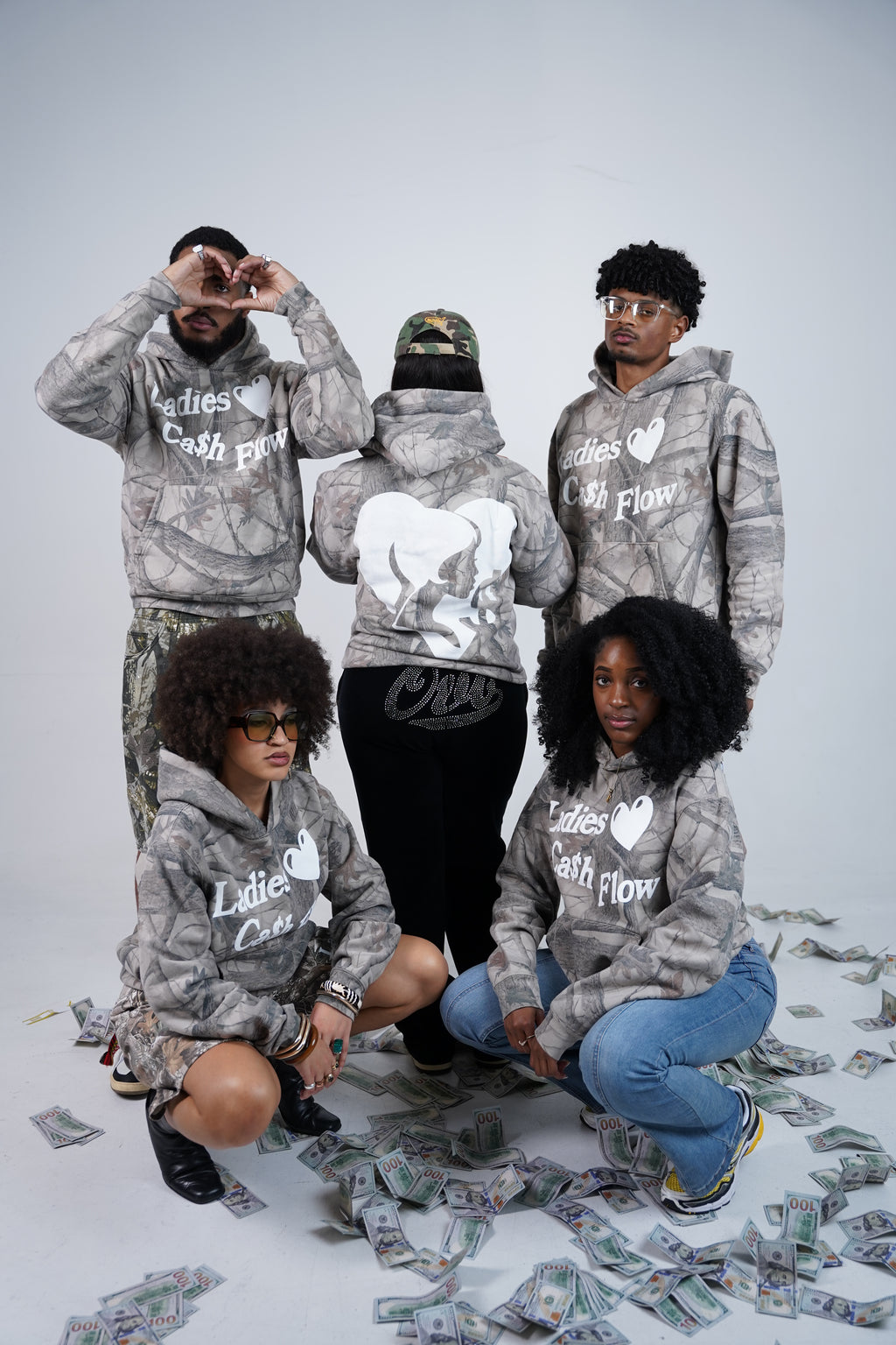 Ladies🤍Ca$hFlow™ PullOver Hoodie